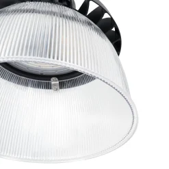 Difusor lumínico de policarbonato para campana LED industrial  B8155-150W - B8150-150 - Ángulo 90°