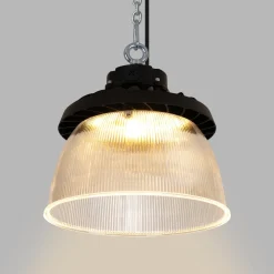 Difusor lumínico de policarbonato para campana LED industrial  B8155-150W - B8150-150 - Ángulo 90°