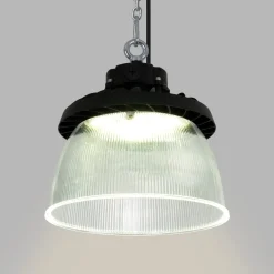 Difusor lumínico de policarbonato para campana LED industrial  B8155-150W - B8150-150 - Ángulo 90°