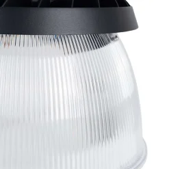 Difusor lumínico de policarbonato para campana LED industrial  B8155-150W - B8150-150 - Ángulo 90°
