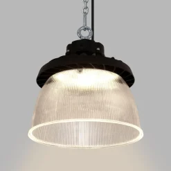 Difusor lumínico de policarbonato para campana LED industrial  B8155-150W - B8150-150 - Ángulo 90°