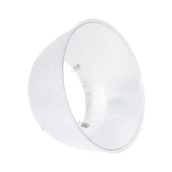 Difusor lumínico de policarbonato para campana LED industrial  B8155-150W - B8150-150 - Ángulo 90°