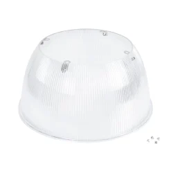 Difusor lumínico de policarbonato para campana LED industrial  B8155-150W - B8150-150 - Ángulo 90°