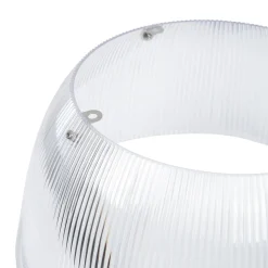 Difusor lumínico de policarbonato para campana LED industrial  B8155-150W - B8150-150 - Ángulo 90°