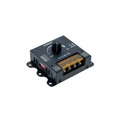 Dimmer manual PWM 12-24V DC - 30A - Frecuencia y curva de regulación ajustables
