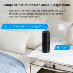 Dimmer Smart WIFI 200W Función Encendido/Apagado
