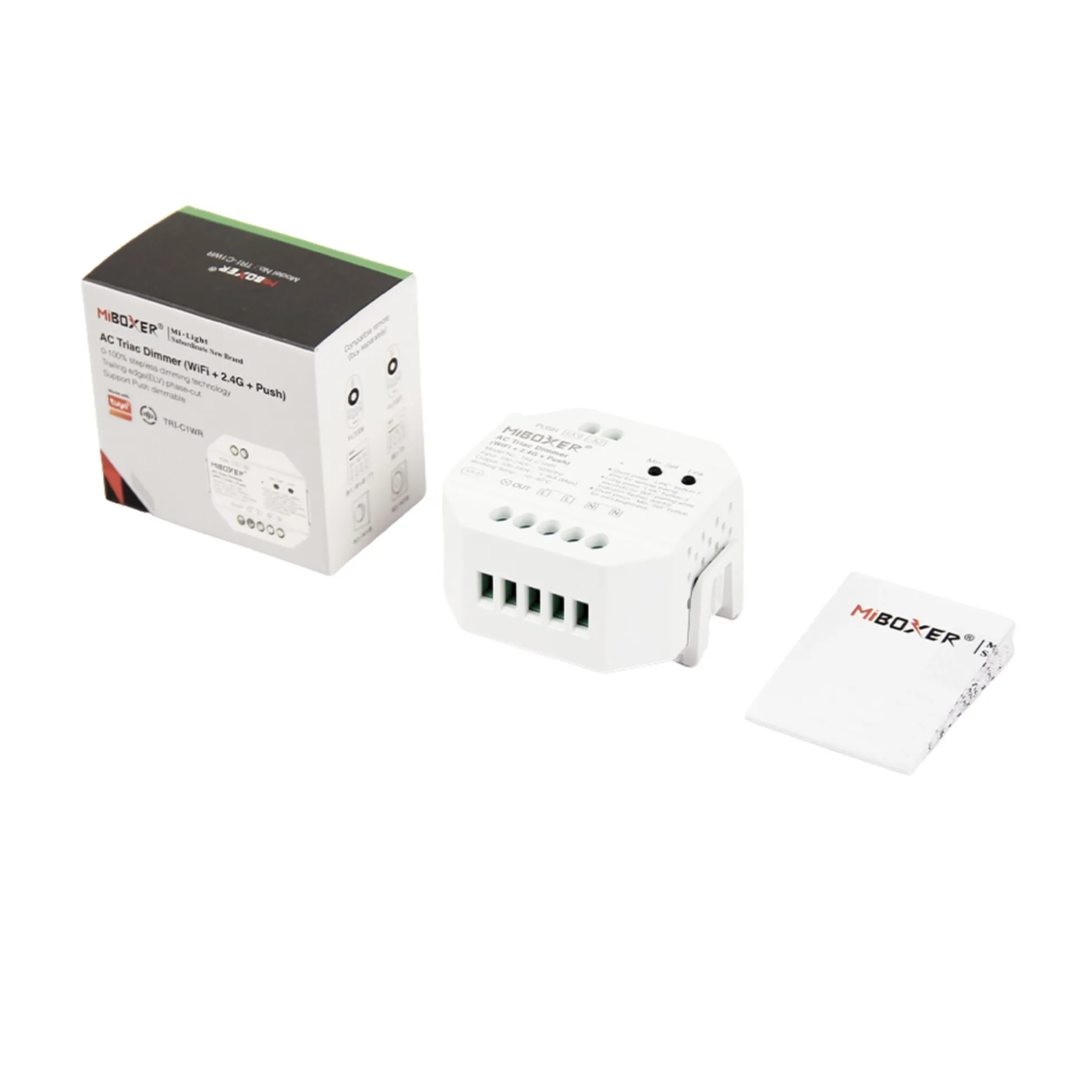 Dimmer TRIAC (WiFi + 2.4G + PUSH) - 300W - Mi Boxer - TRI-C1WR