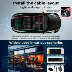 Display LED flexible programable - 12 x 59,5 cm - USB + Bluetooth + mando a distancia