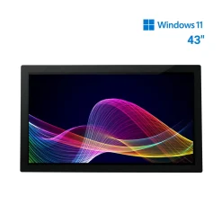 Display publicitario - Digital Kiosk 43" - Pantalla Táctil - Interior - Soporte de pared