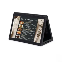 Display publicitario LCD de mesa 10.1'' con cámara - Pantalla doble - Táctil - Android 10