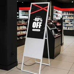 Display publicitario plegable LCD Full HD 43