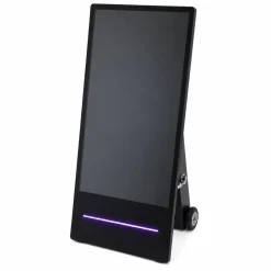 Display publicitario portátil 43'' para interior con ruedas y batería - LCD Full HD