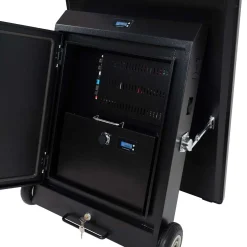 Display publicitario portátil 43'' para interior con ruedas y batería - LCD Full HD
