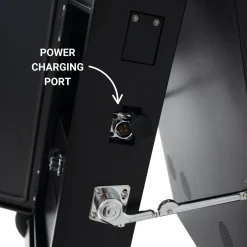Display publicitario portátil 43'' para interior con ruedas y batería - LCD Full HD