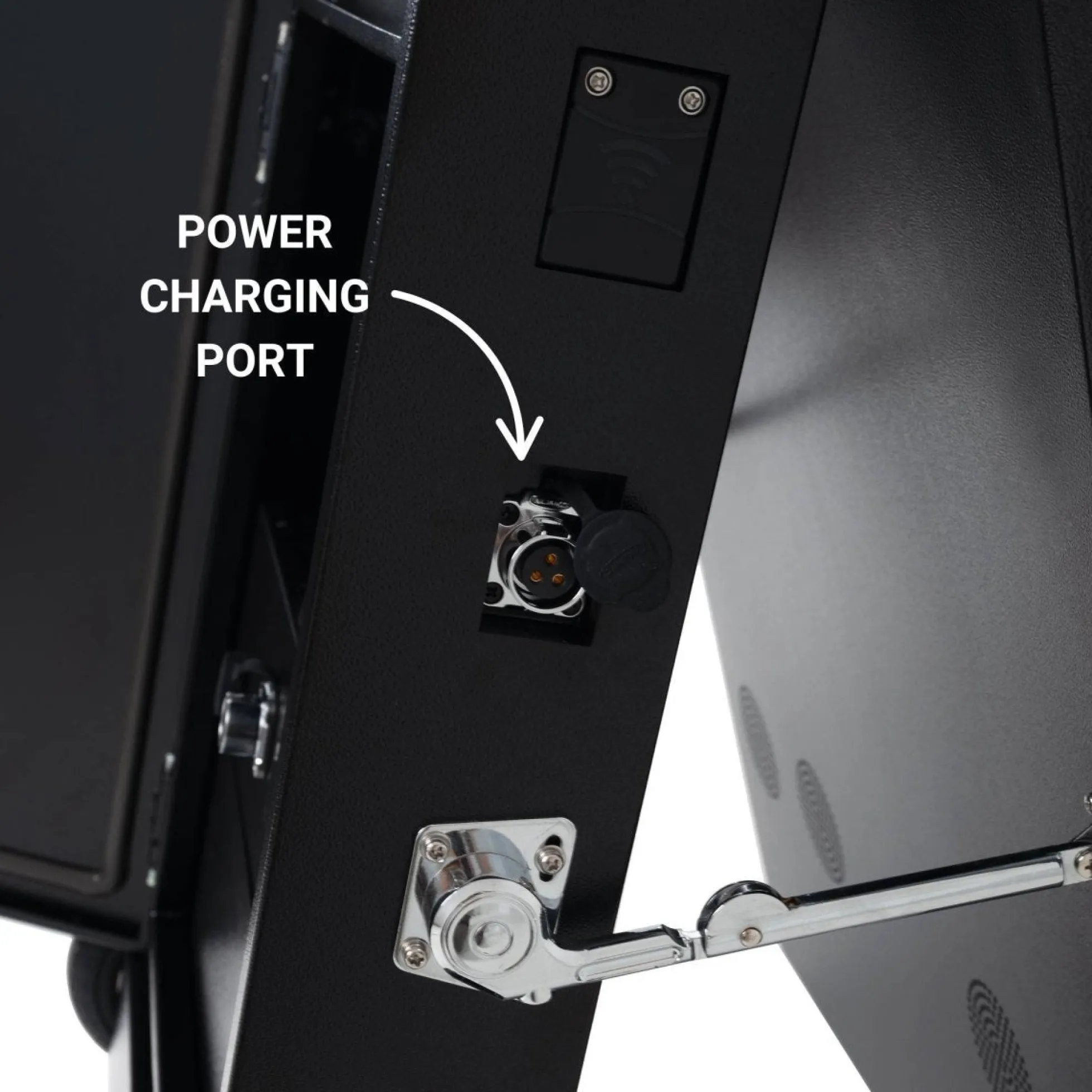 Display publicitario portátil 43'' para interior con ruedas y batería - LCD Full HD