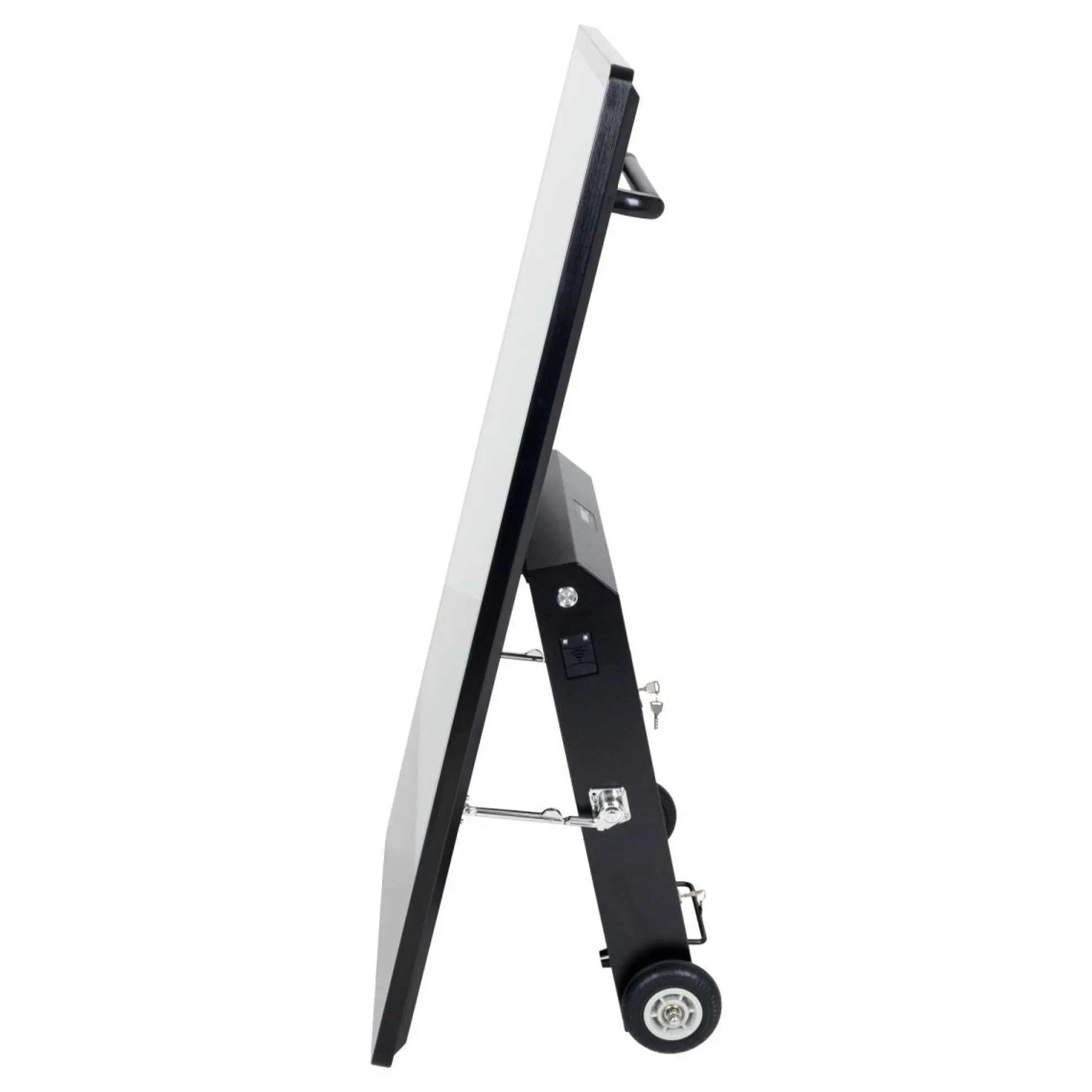 Display publicitario portátil 43'' para interior con ruedas y batería - LCD Full HD