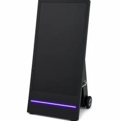 Display publicitario portátil 43'' exterior - LCD full HD - Con ruedas y batería