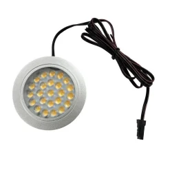 Downlight bajo mueble 2W empotrable y de superficie 12V