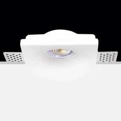 Downlight cuadrado de escayola 