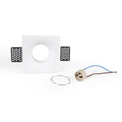 Downlight cuadrado de escayola 