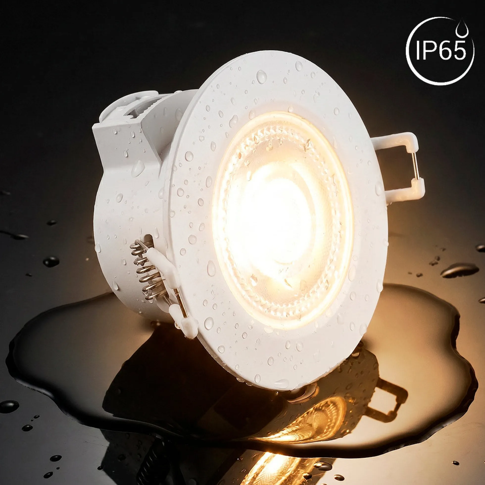 Downlight LED "Avalor" empotrable - TRIAC dimmable - 5.5W - CCT - Corte Ø 70mm - IP65