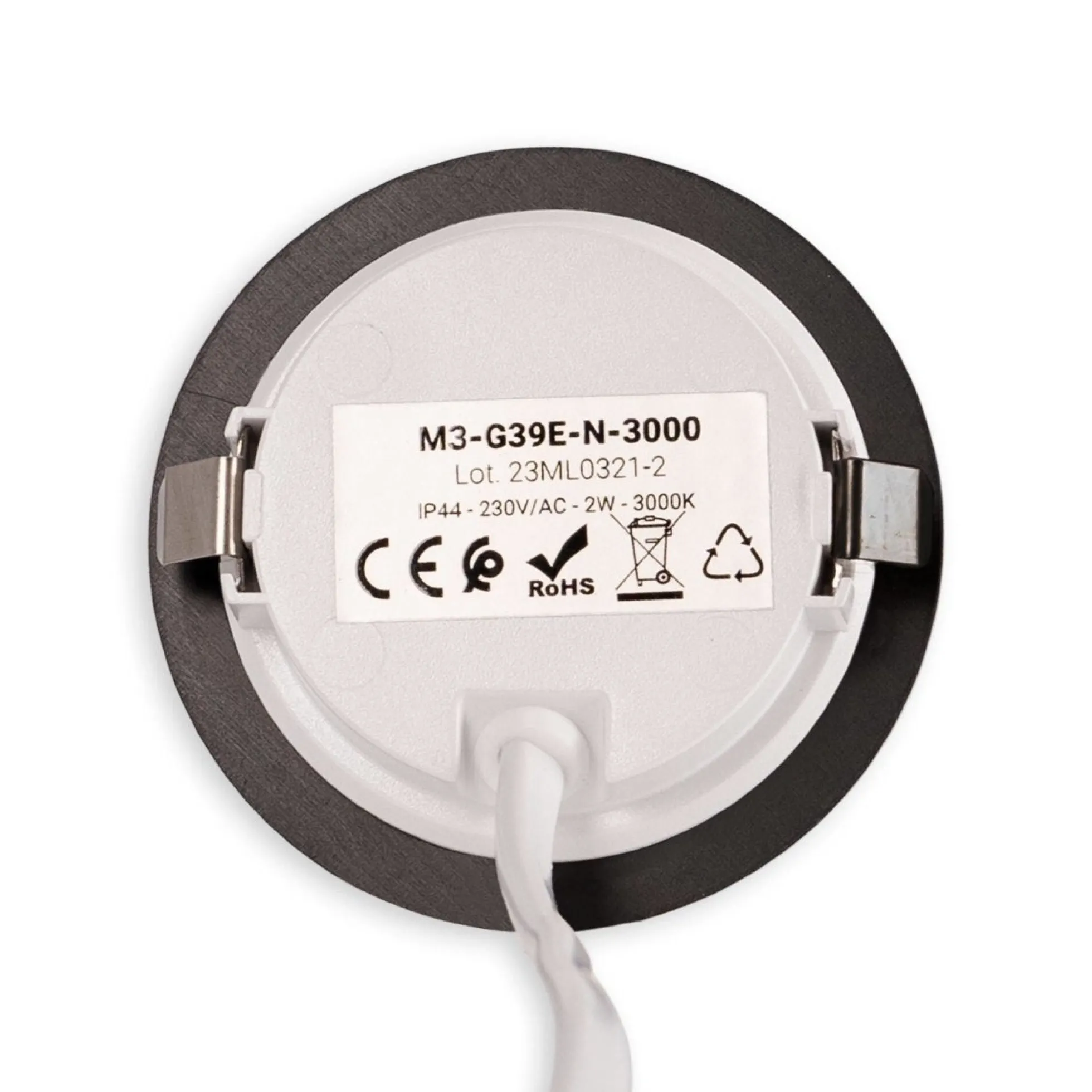 Downlight LED bajo mueble empotrable 2W 220V AC - IP44