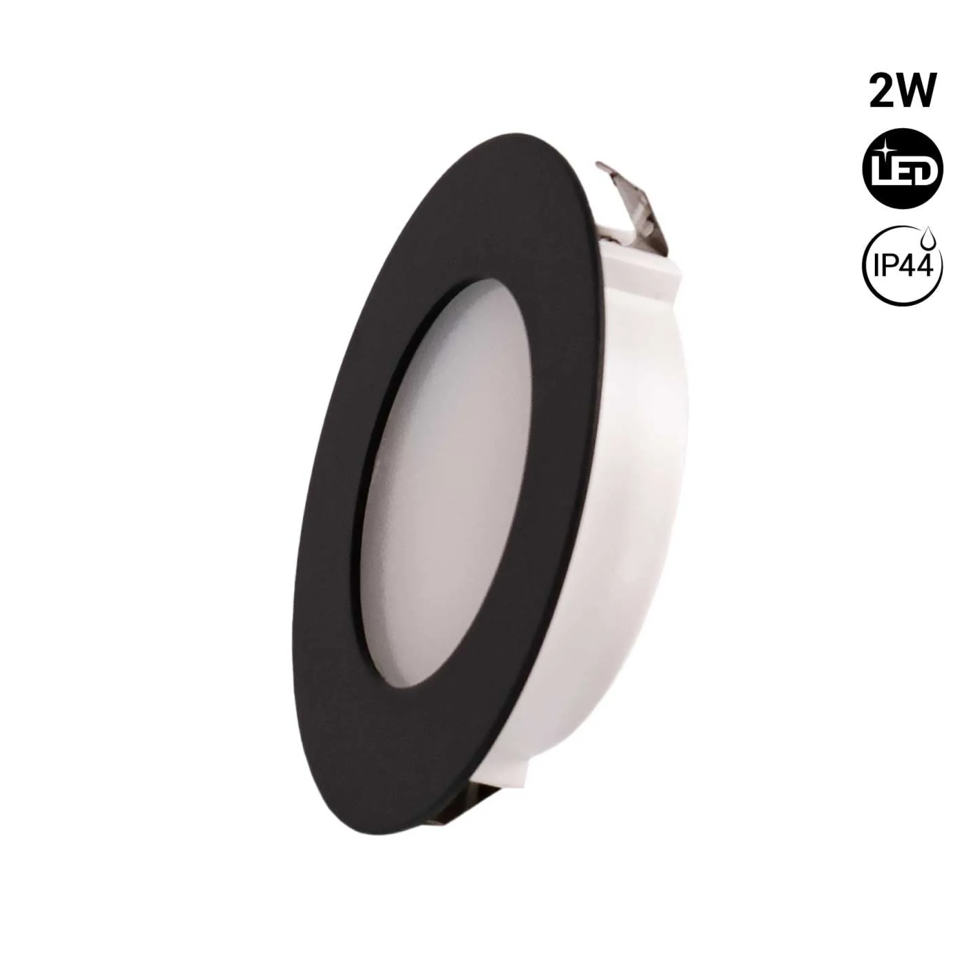 Downlight LED bajo mueble empotrable 2W 220V AC - IP44