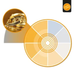 Downlight LED basculante empotrable - Chip especial para oro y vino - 40W