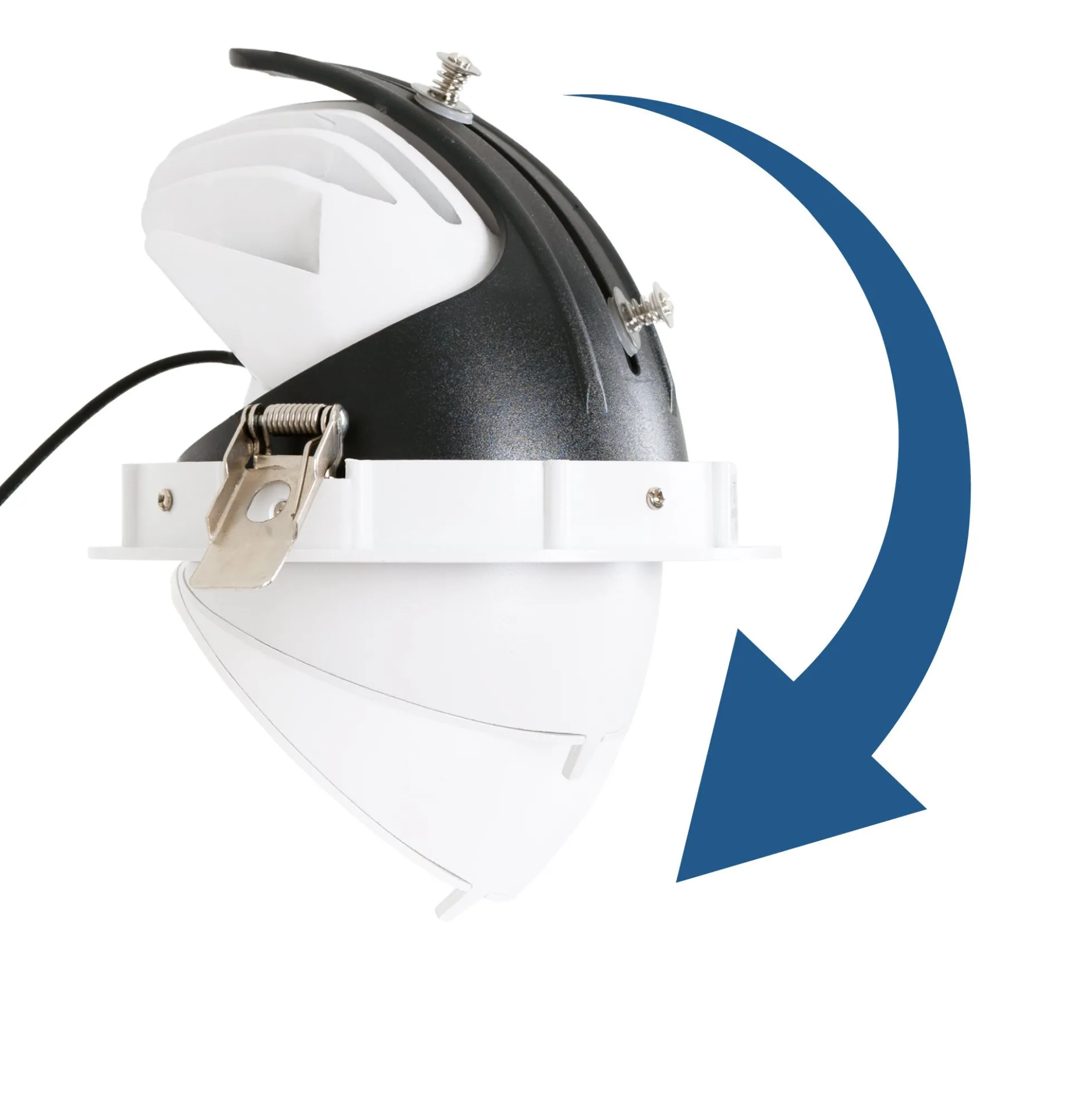 Downlight LED basculante empotrable - Chip especial para panaderías - 40W