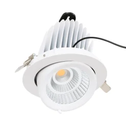 Downlight LED basculante empotrable - Chip especial para moda y retail - 40W
