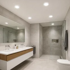 Downlight LED circular empotrable - CCT - 12W - Corte Ø 120 mm - IP54