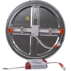 Downlight LED circular empotrable - Diámetro de corte ajustable: Ø 50 a 205 mm - 20W