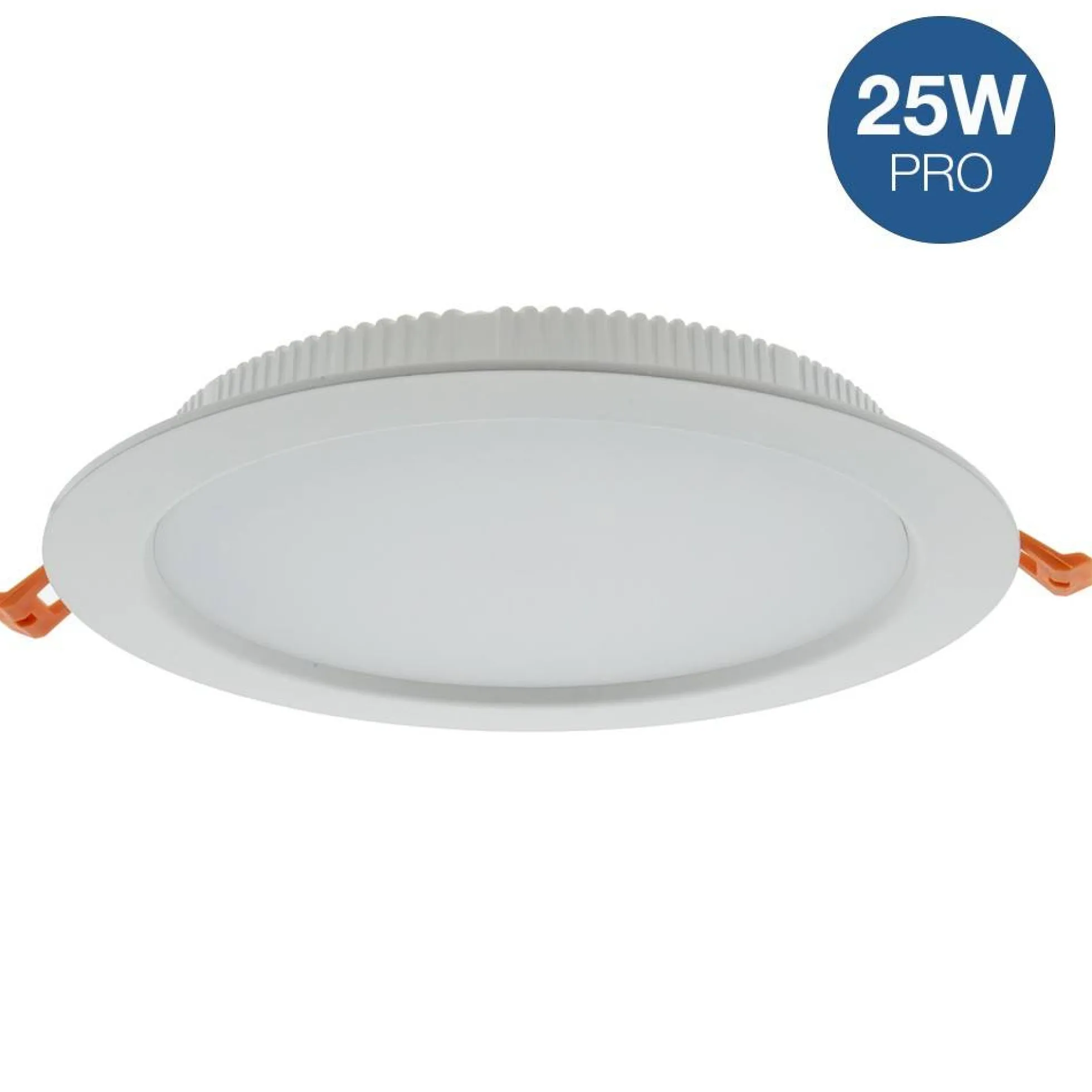 Downlight LED circular empotrable 25W - Uso profesional - Ø190 mm
