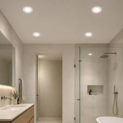 Downlight LED circular empotrable - CCT - 5W - Corte Ø 75 mm - IP54