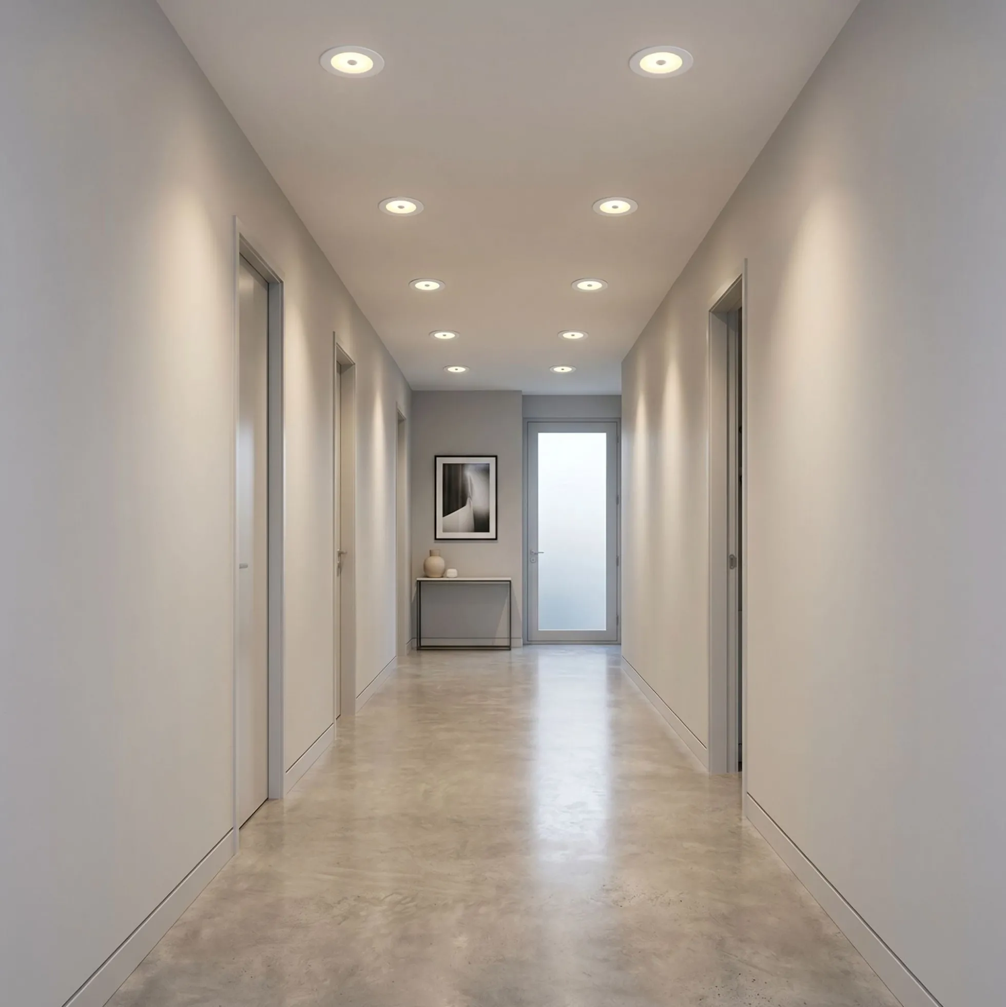 Downlight LED con sensor PIR "CLIO" - 8W - CCT - 700lm - Corte Ø85mm - IP54
