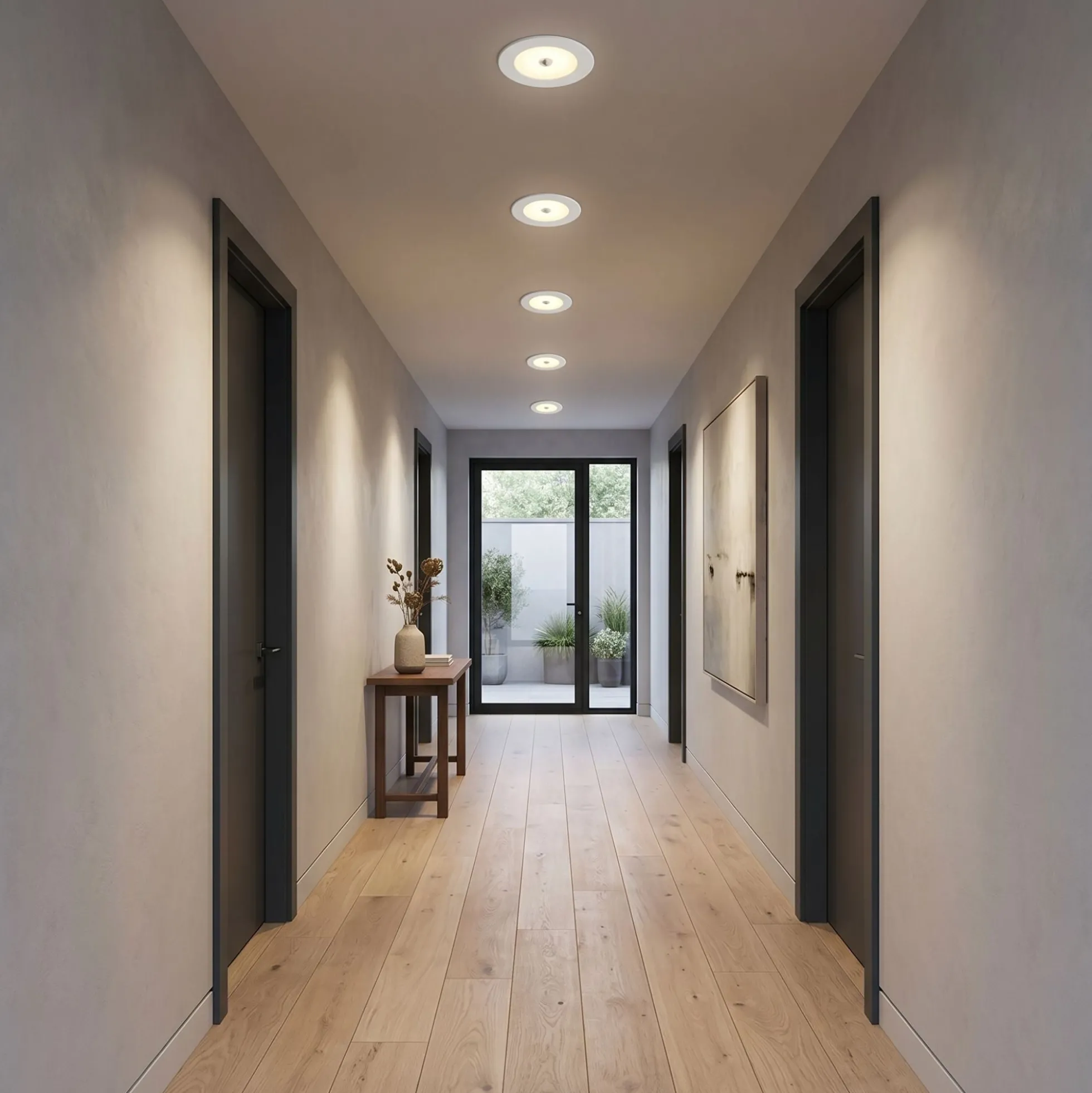 Downlight LED con sensor PIR "CLIO" - 8W - CCT - 700lm - Corte Ø85mm - IP54