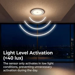 Downlight LED con sensor PIR
