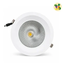 Downlight LED empotrable - Chip especial para frutas y verduras - 30W - Corte Ø200 mm - IP54 - UGR19