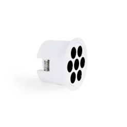 Downlight LED empotrable circular 12W - UGR18 - Corte Ø 70mm - Blanco