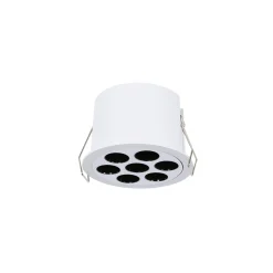 Downlight LED empotrable circular 12W - UGR18 - Corte Ø 70mm - Blanco