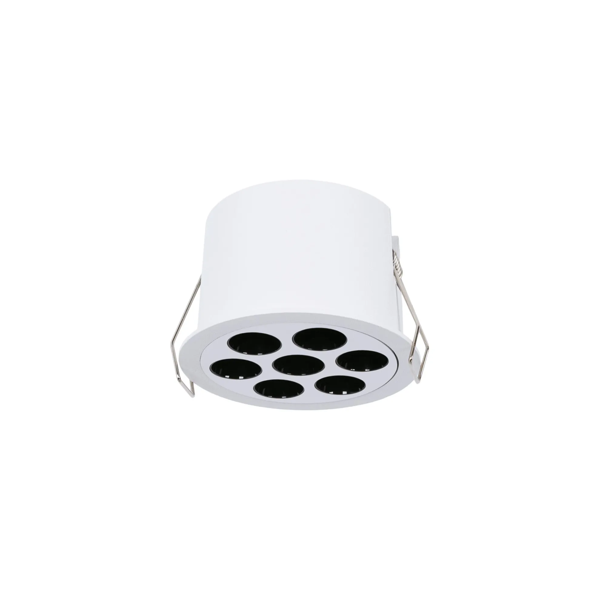 Downlight LED empotrable circular 12W - UGR18 - Corte Ø 70mm - Blanco