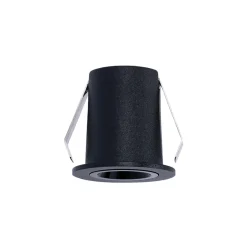 Downlight LED empotrable circular 2W - Chip Osram - UGR18 -  Corte Ø 25mm - Negro