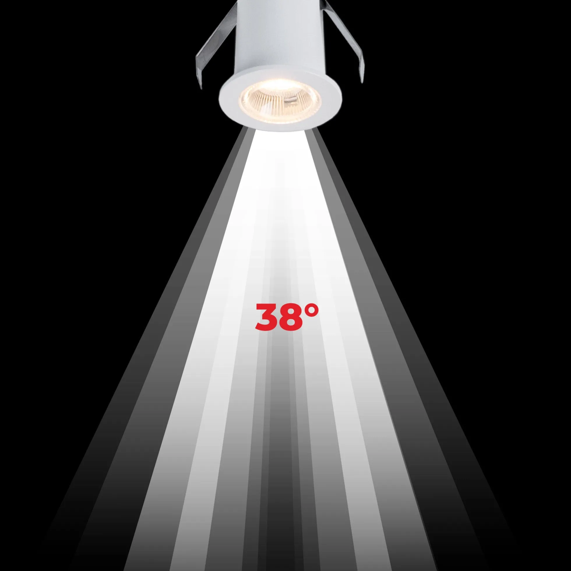 Downlight LED empotrable circular 2W - Chip Osram - UGR18 - Corte Ø 25mm - Blanco