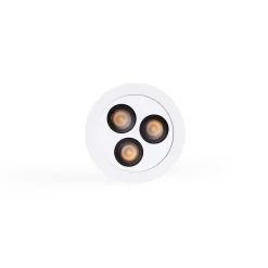 Downlight LED empotrable circular 6W - UGR18 - Corte Ø 55mm - Blanco