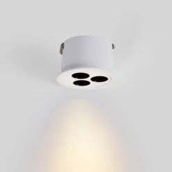 Downlight LED empotrable circular 6W - UGR18 - Corte Ø 55mm - Blanco