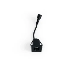 Downlight LED empotrable cuadrado 2W - Chip Osram - UGR18 -  Corte Ø 25mm - Negro