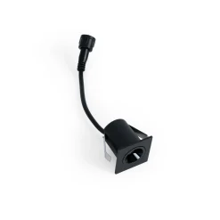 Downlight LED empotrable cuadrado 2W - Chip Osram - UGR18 -  Corte Ø 25mm - Negro