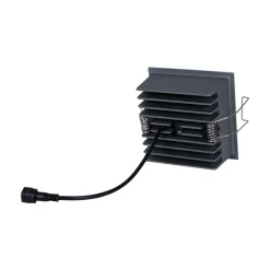 Downlight LED Empotrable CuadradoAntideslumbrante - Marco Blanco - 18W - 9 Focos - UGR18 - CRI90 - Chip OSRAM