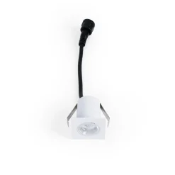 Downlight LED empotrable cuadrado 2W - Chip Osram - UGR18 -  Corte Ø 25mm - Blanco