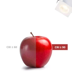 Downlight LED empotrable cuadrado 2W - Chip Osram - UGR18 -  Corte Ø 25mm - Blanco